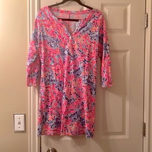 Lilly Pulitzer Henley dress. Size small. Warm ones. Hundred percent cotton.